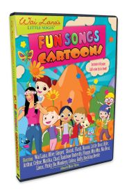 Wai Lana Little Yogis   Fun Songs Cartoon DVD with Lyrics Book