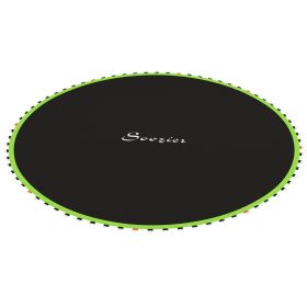 Soozier Trampoline Replacement Mat, Fits 12' Trampoline w/ 72 V-Hooks & 5.5" Springs (Spring & Frame not Included), Green